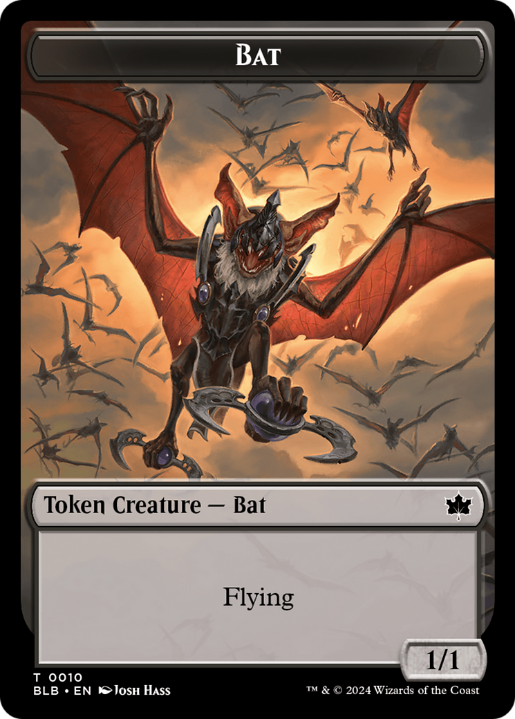 Bat Token [Bloomburrow Tokens] | Silver Goblin