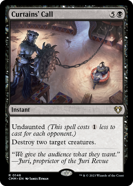 Curtains' Call [Commander Masters] Foil