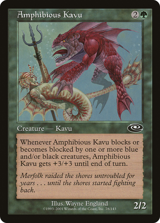 Amphibious Kavu [Planeshift] Foil