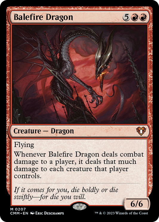 Balefire Dragon [Commander Masters] Foil