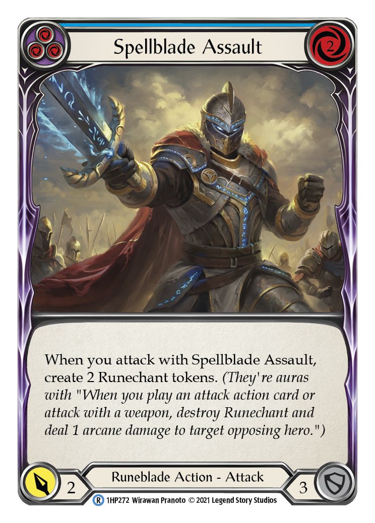 Spellblade Assault (Blue) [1HP272] (History Pack 1) | Silver Goblin
