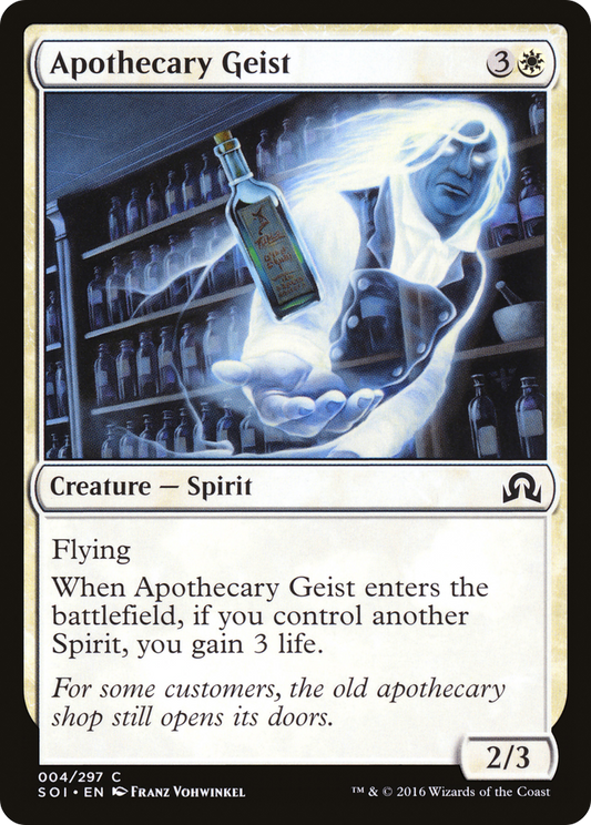 Apothecary Geist [Shadows over Innistrad] Foil