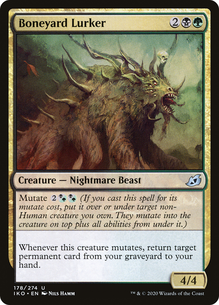Boneyard Lurker [Ikoria: Lair of Behemoths] Foil