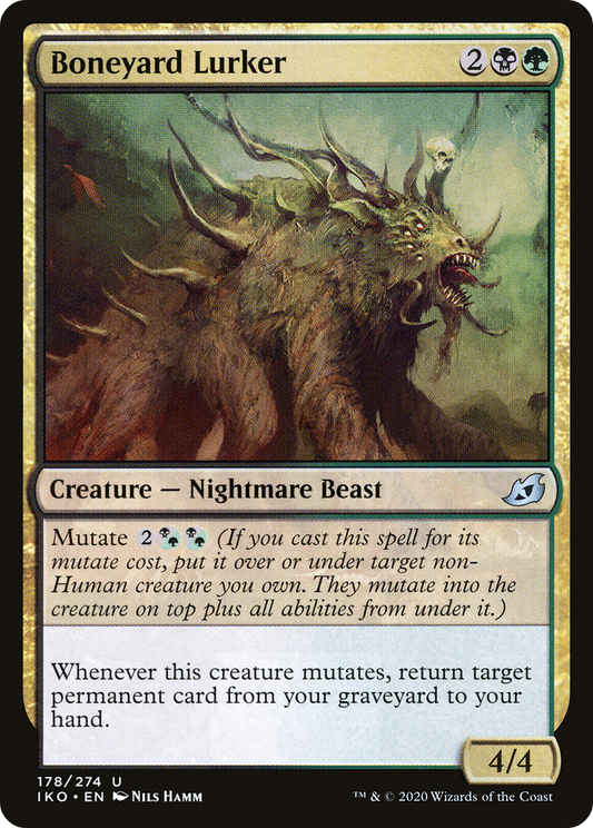 Boneyard Lurker [Ikoria: Lair of Behemoths] Foil