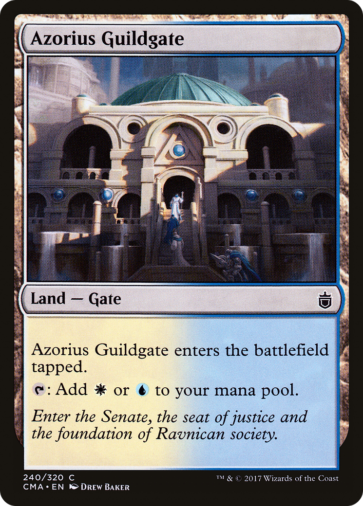 Azorius Guildgate [Commander Anthology] | Silver Goblin