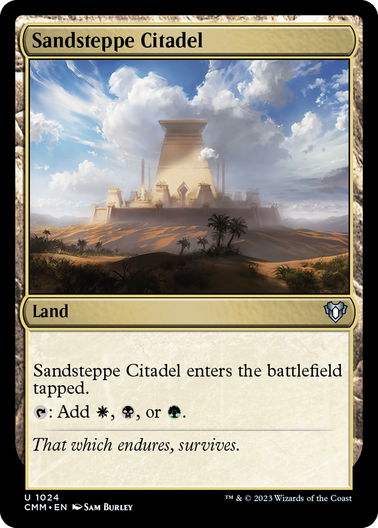 Sandsteppe Citadel [Commander Masters] | Silver Goblin