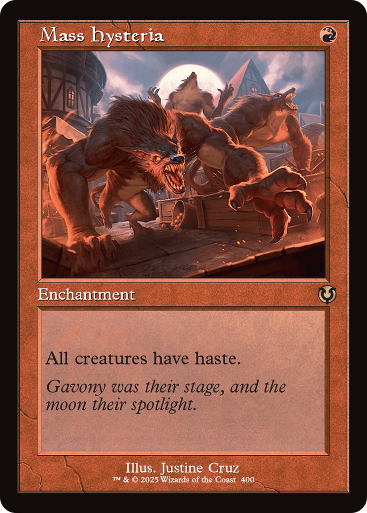 Mass Hysteria (Retro Frame) [Innistrad Remastered] | Silver Goblin