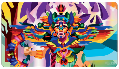 The Lost Caverns of Ixalan Playmat Huatli, Poet of Unity-Silver Goblin