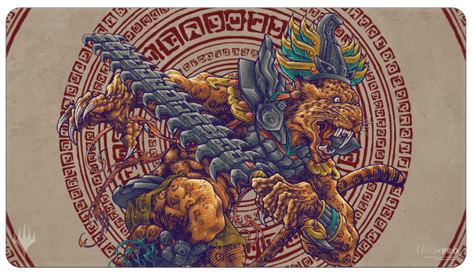 The Lost Caverns of Ixalan Playmat Sovereign Okinec Ahau-Silver Goblin