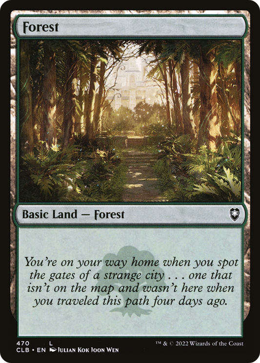 Forest (470) [Commander Legends: Battle for Baldur's Gate] Foil