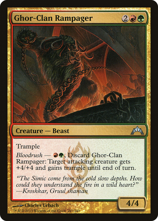 Ghor-Clan Rampager [Gatecrash] Foil