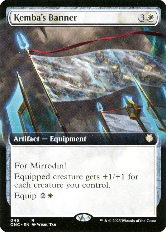 Kemba's Banner (Extended Art) [Phyrexia: All Will Be One Commander] Foil