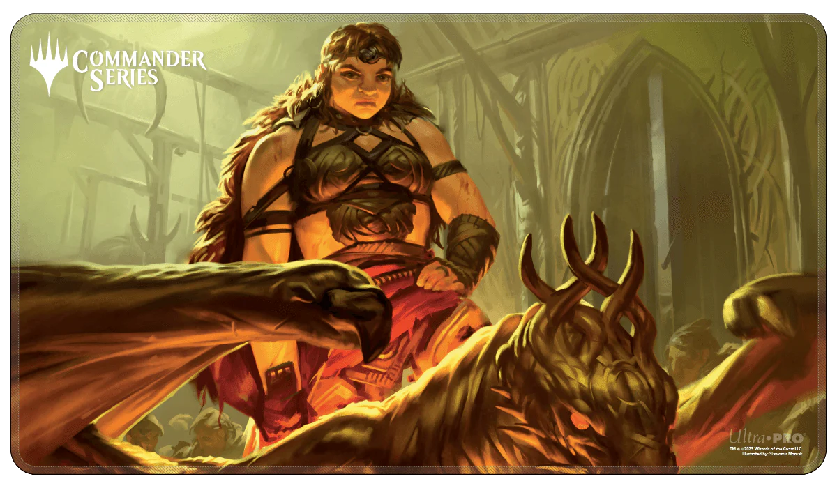 Commander Series Playmat Stitched Magda, Brazen Outlaw | Silver Goblin