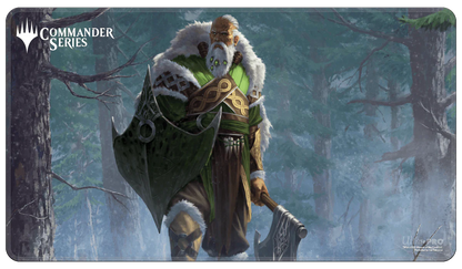 Commander Series Playmat Stitched Fynn, the Fangbearer-Silver Goblin