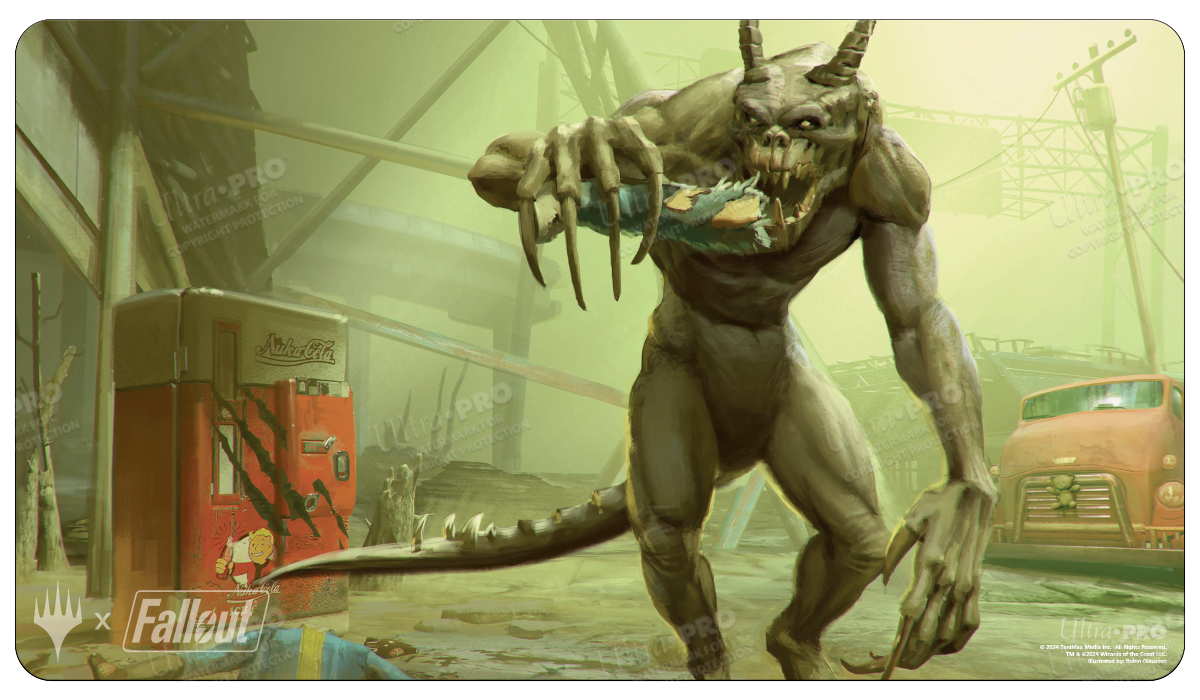 Fallout Playmat Tarmogoyf-Silver Goblin