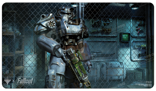 Fallout Playmat Puresteel Paladin-Silver Goblin
