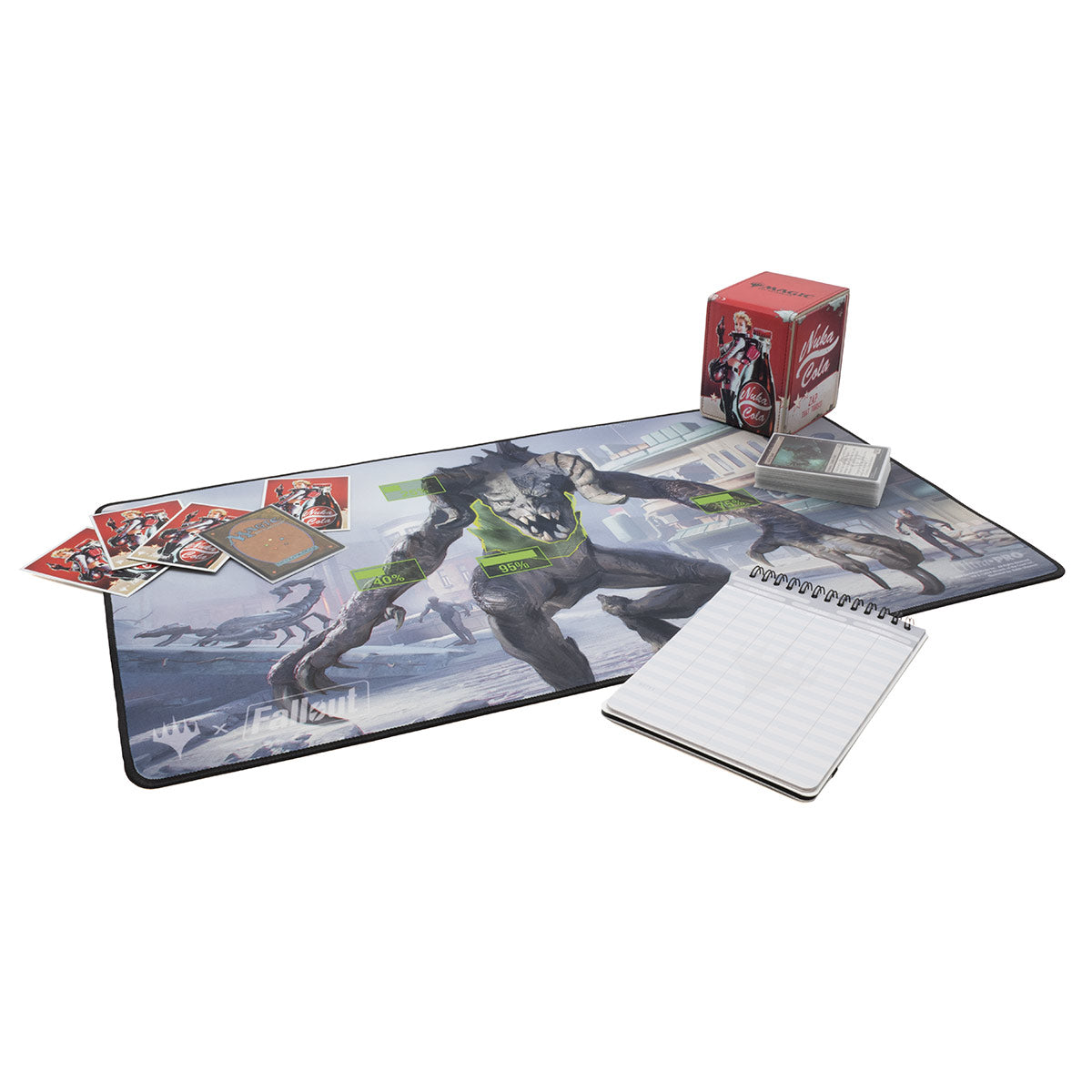 Fallout Playmat Stiched V.A.T.S.-Silver Goblin