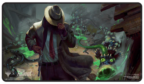 Fallout Playmat Stiched Mysterious Stranger | Silver Goblin
