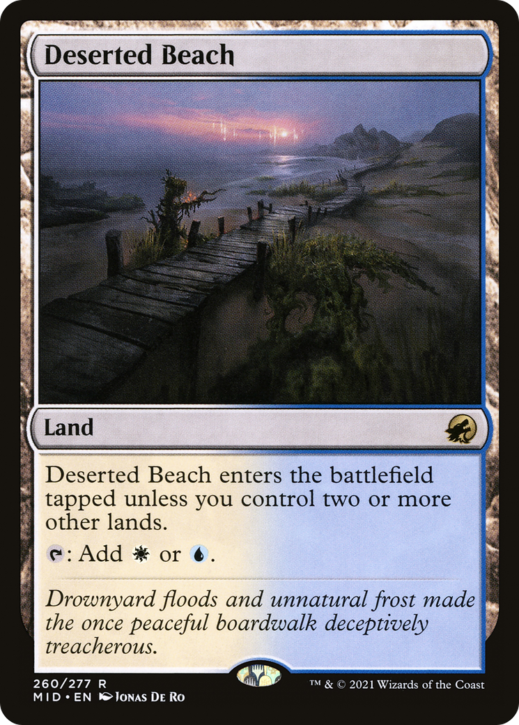 Deserted Beach [Innistrad: Midnight Hunt] Foil