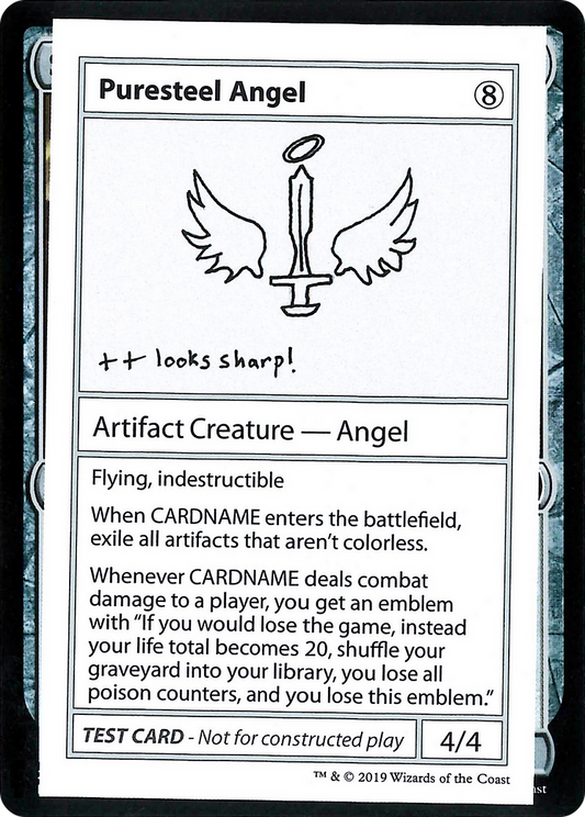 Puresteel Angel (2021 Edition) [Mystery Booster Playtest Cards]