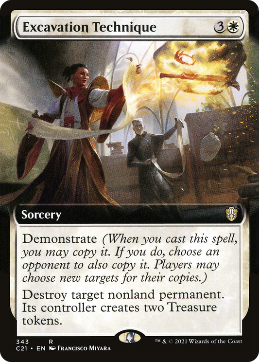 Excavation Technique (Extended Art) [Commander 2021]