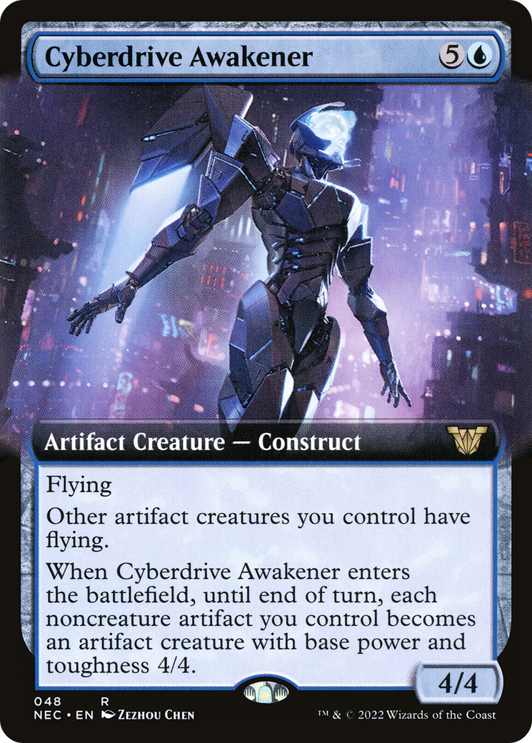 Cyberdrive Awakener (Extended Art) [Kamigawa: Neon Dynasty Commander] | Silver Goblin