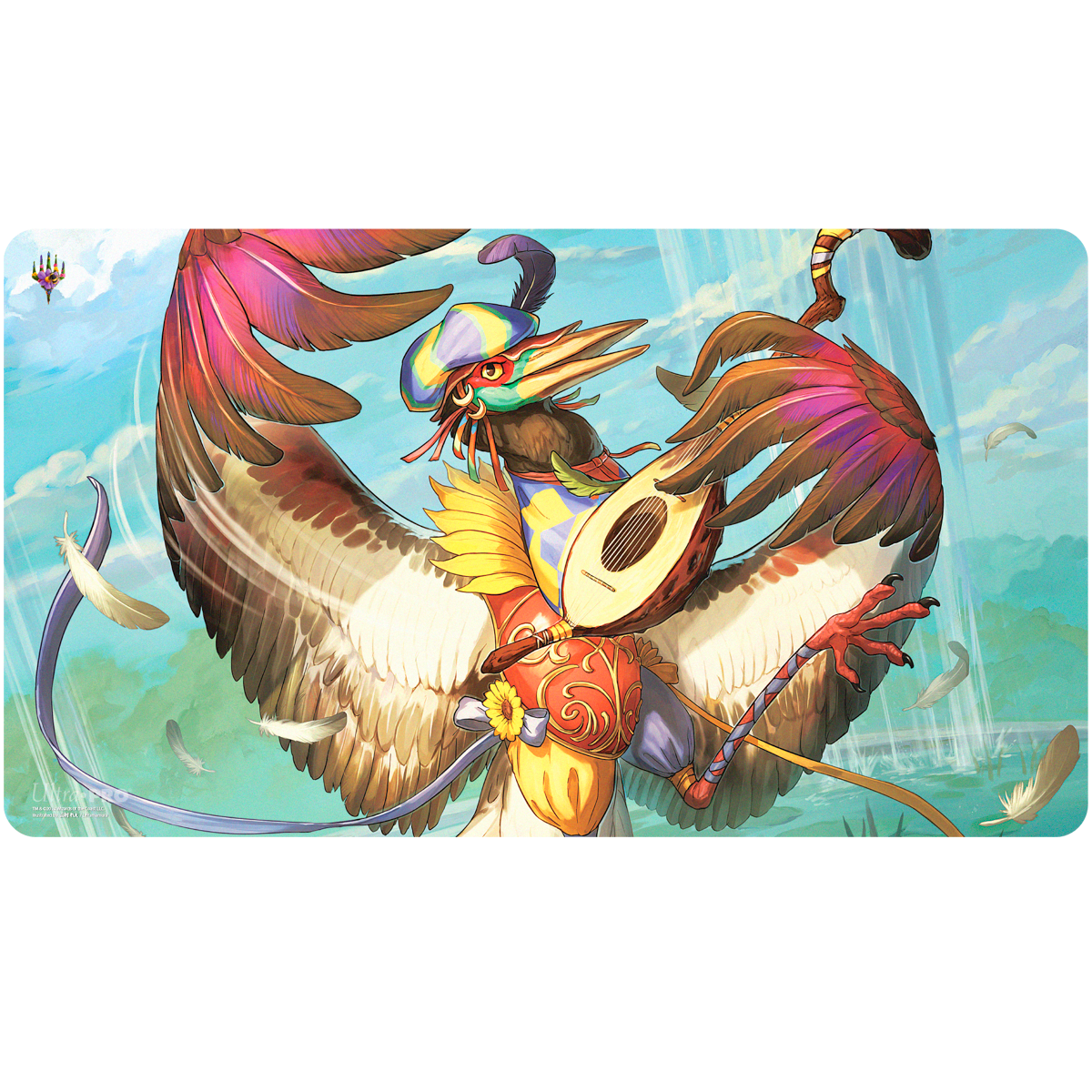 Bloomburrow Playmat Zinnia, Valley's Voice | Silver Goblin