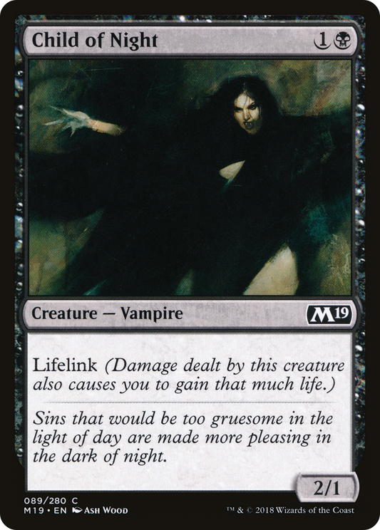 Child of Night [Core Set 2019] Foil