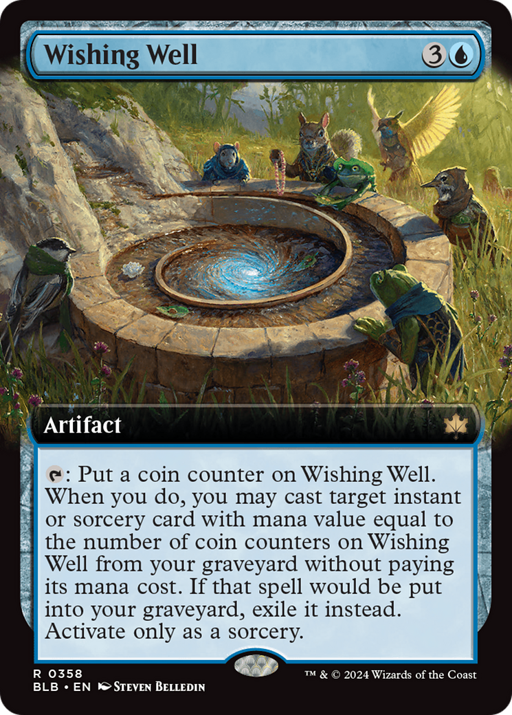 Wishing Well (Extended Art) [Bloomburrow] | Silver Goblin
