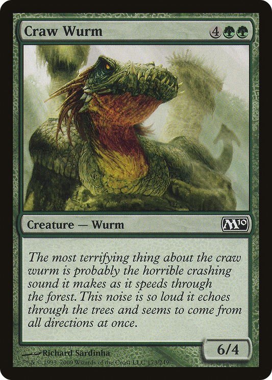 Craw Wurm [Magic 2010] Foil
