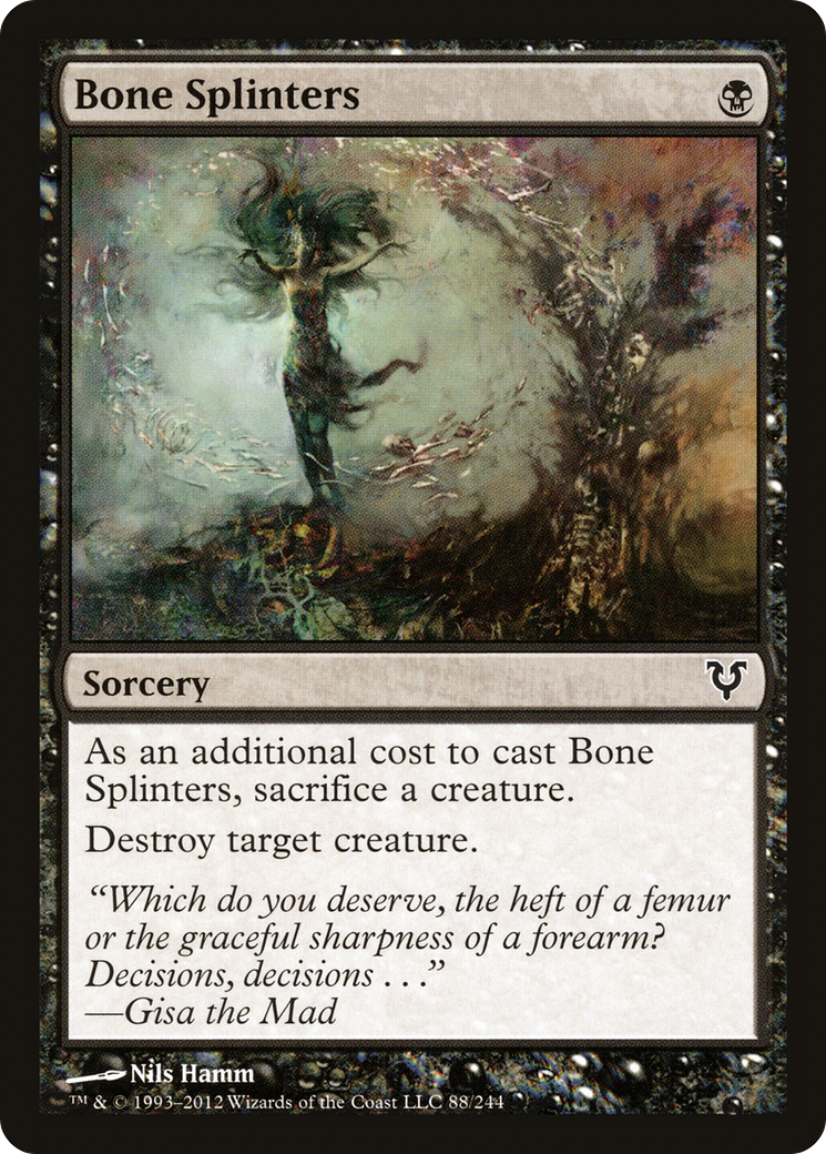 Bone Splinters [Avacyn Restored] Foil
