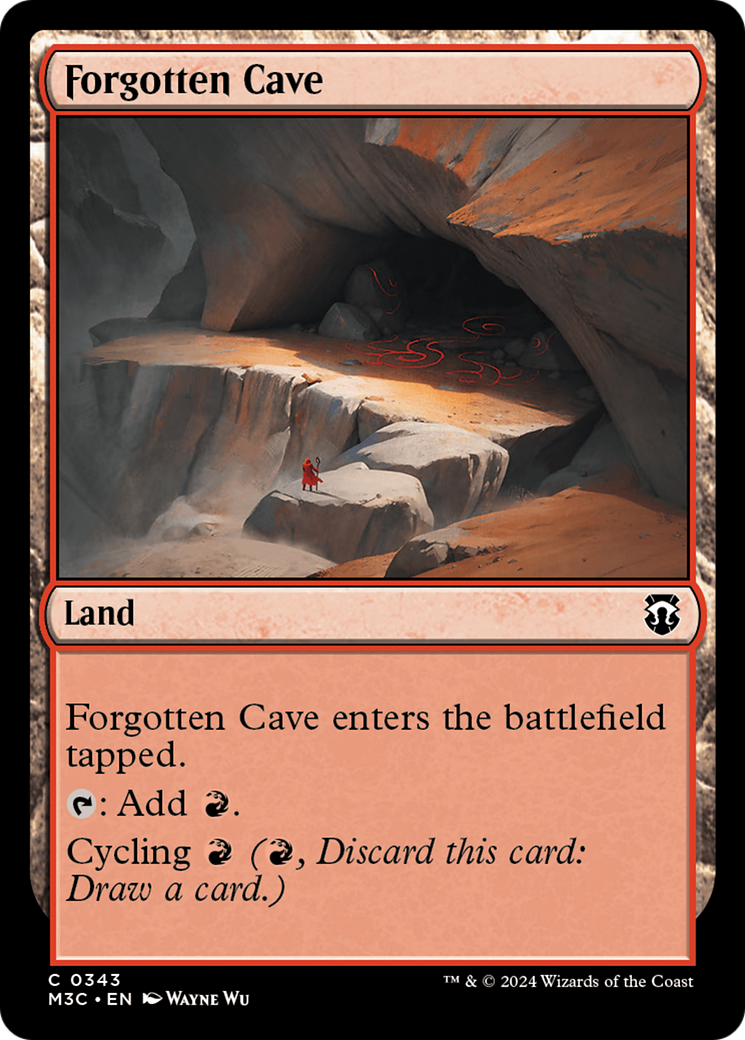 Forgotten Cave (Ripple Foil) [Modern Horizons 3 Commander] | Silver Goblin