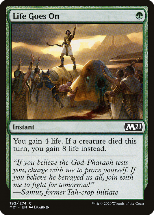 Life Goes On [Core Set 2021] Foil