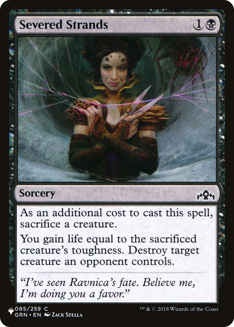 Severed Strands [The List Reprints] | Silver Goblin