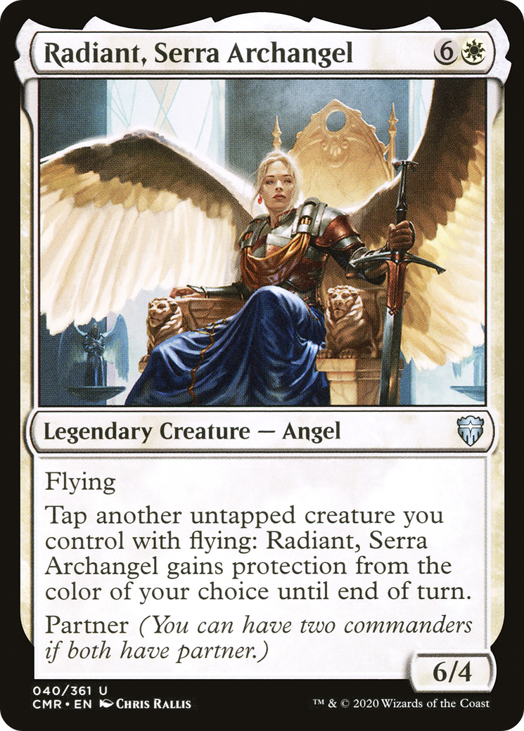 Radiant, Serra Archangel [Commander Legends] Foil