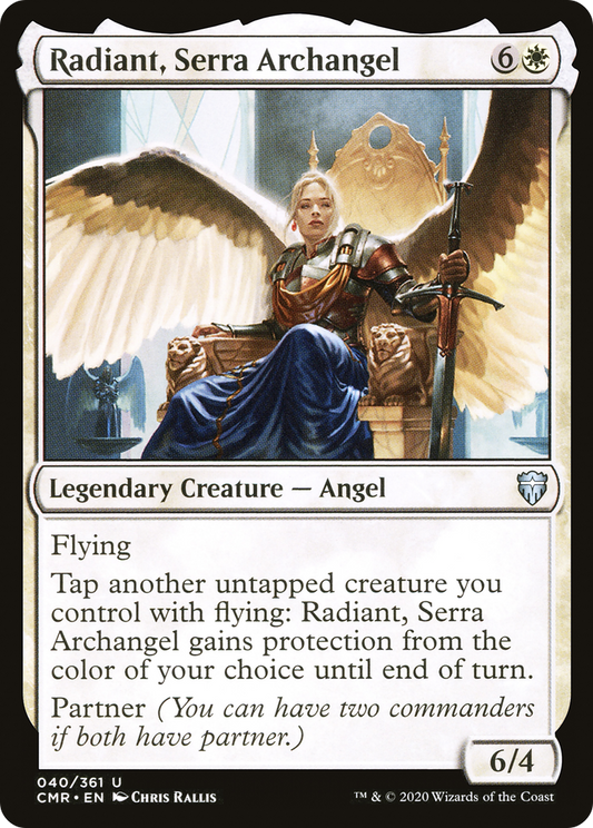 Radiant, Serra Archangel [Commander Legends] Foil
