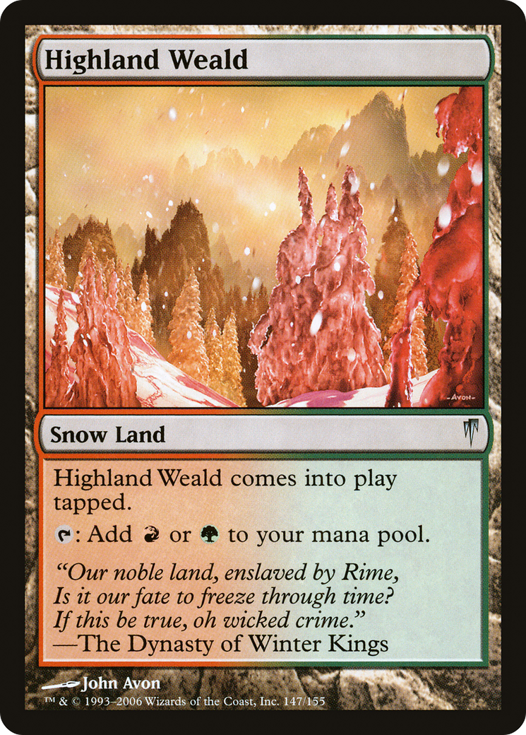 Highland Weald (147) Foil - Coldsnap