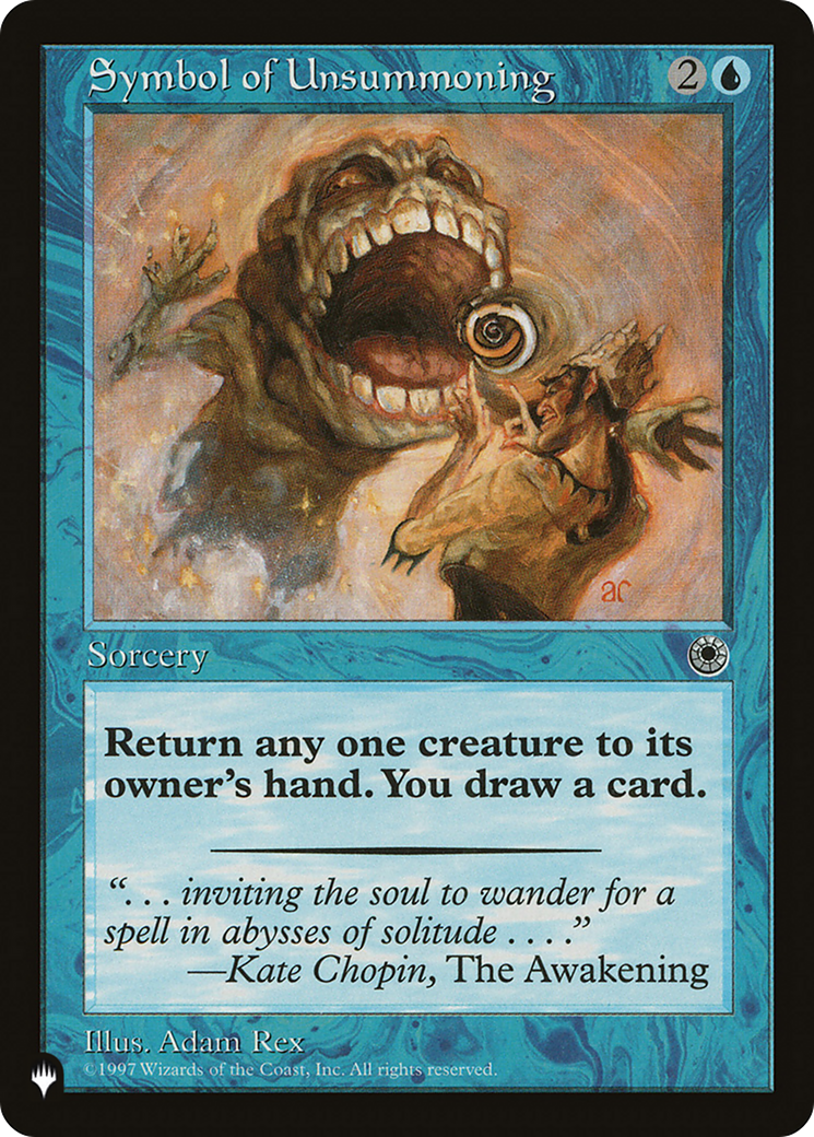 Symbol of Unsummoning [The List Reprints] | Silver Goblin