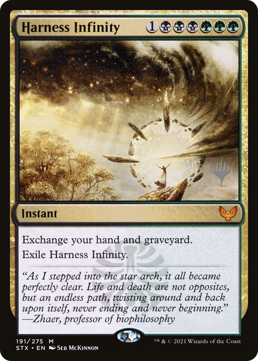 Harness Infinity (Promo Pack) [Strixhaven: School of Mages Promos] Foil