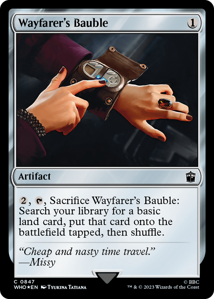 Wayfarer's Bauble (Surge Foil) [Doctor Who] | Silver Goblin