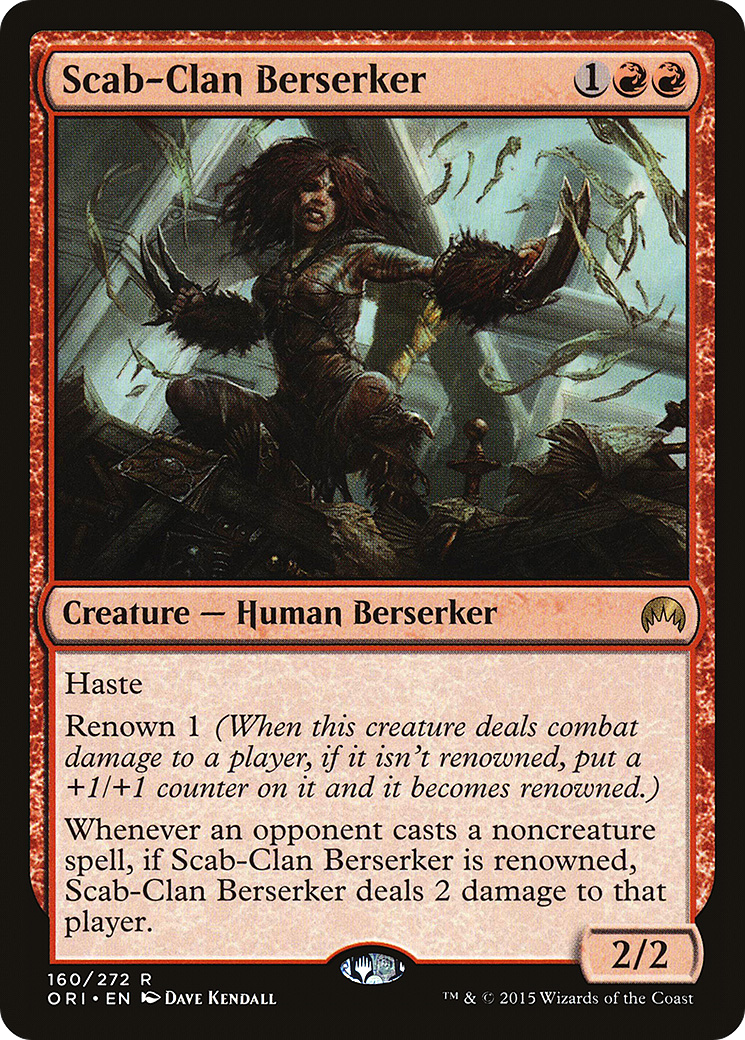 Scab-Clan Berserker (160) Foil - Magic Origins