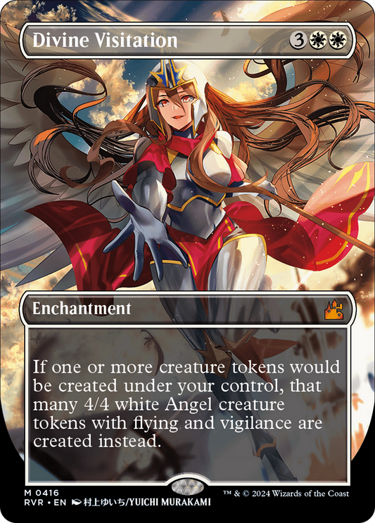 Divine Visitation (Anime Borderless) [Ravnica Remastered] Foil