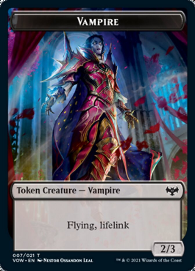 Vampire Token (007) [Innistrad: Crimson Vow Tokens] | Silver Goblin