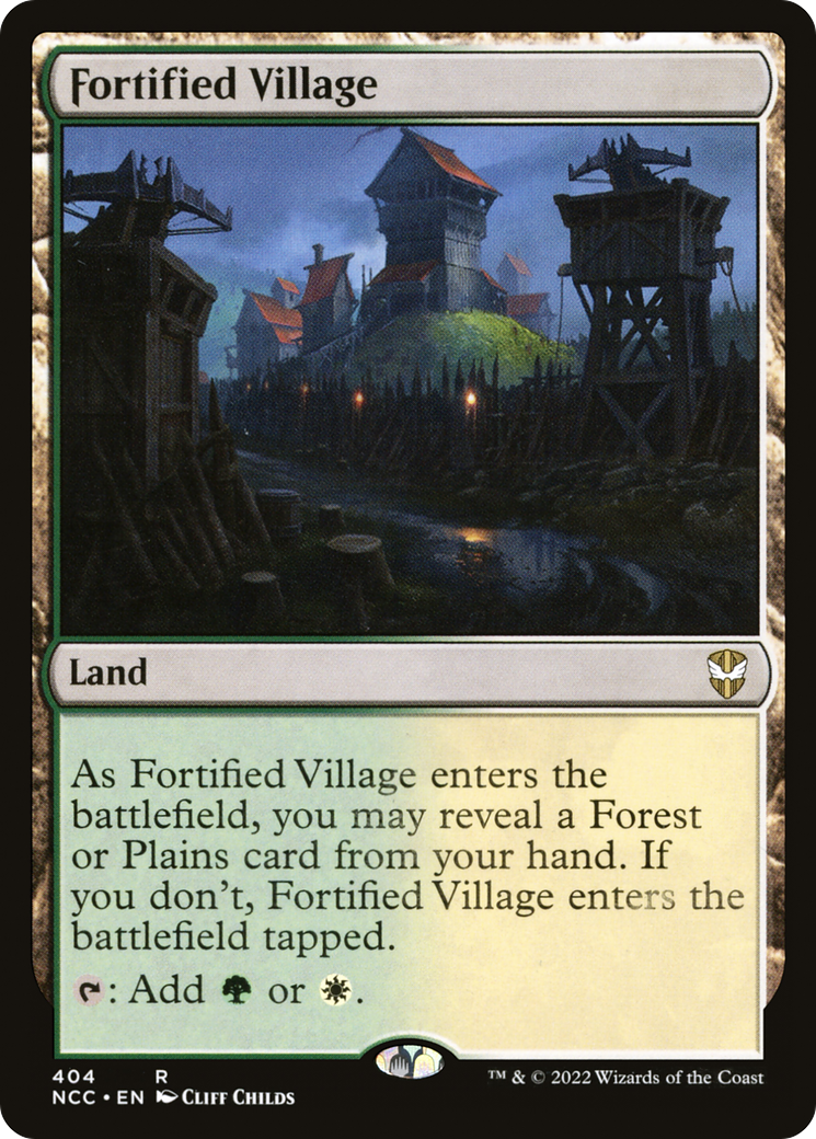 Fortified Village [Streets of New Capenna Commander]