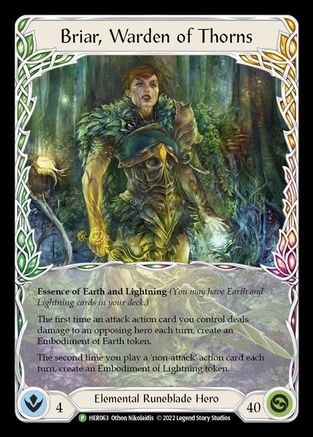 Briar, Warden of Thorns - HER063 (HER063) Cold Foil - Flesh and Blood: Promo Cards