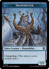 Pest // Shapeshifter Double-Sided Token [Bloomburrow Commander Tokens] | Silver Goblin