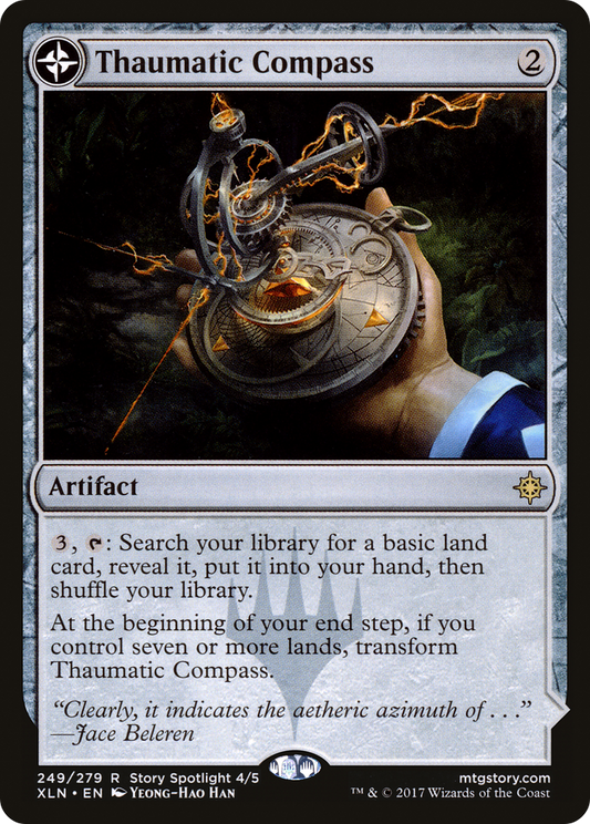 Thaumatic Compass // Spires of Orazca [Ixalan] Foil