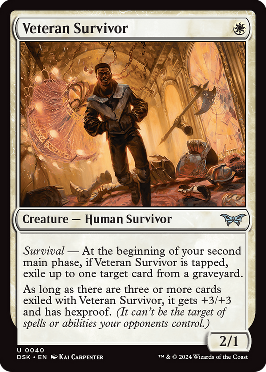 Veteran Survivor [Duskmourn: House of Horror] Foil