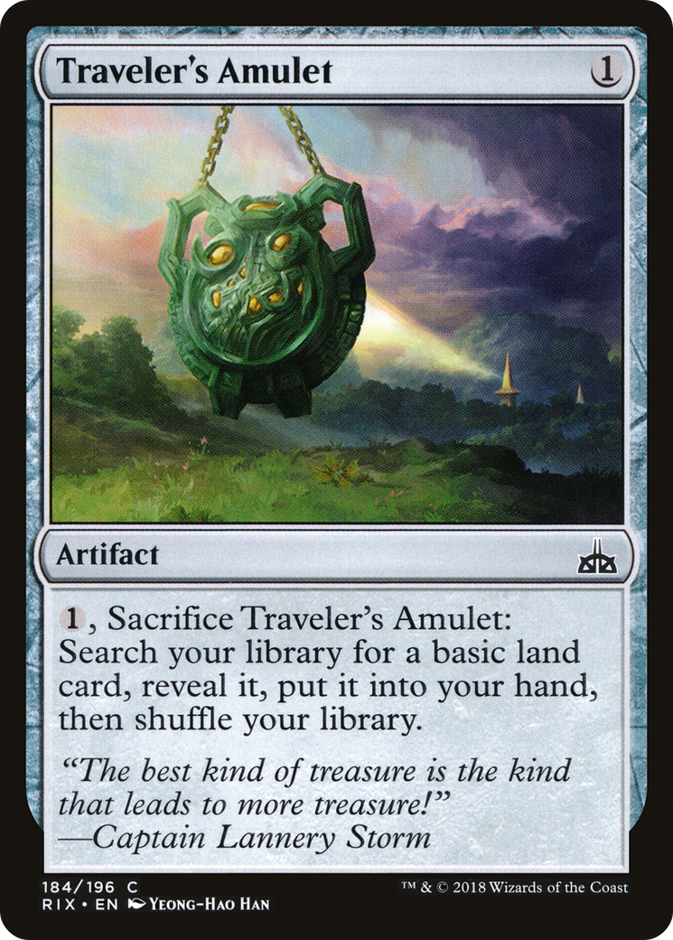 Traveler's Amulet [Rivals of Ixalan] | Silver Goblin