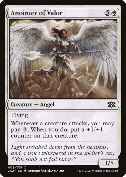 Anointer of Valor [Double Masters 2022] Foil